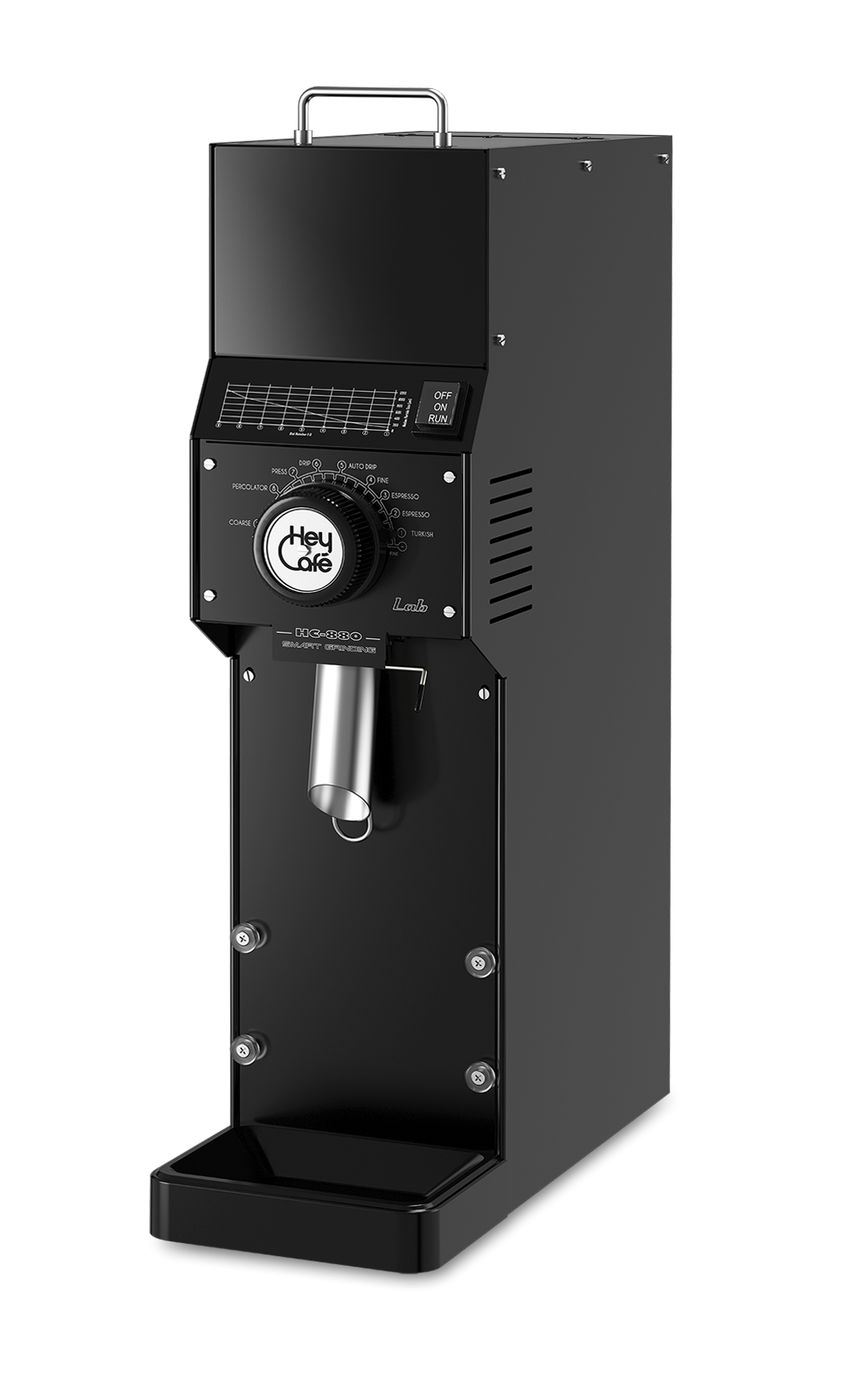 HeyCafé HC-880 LAB Shop Grinder - Black