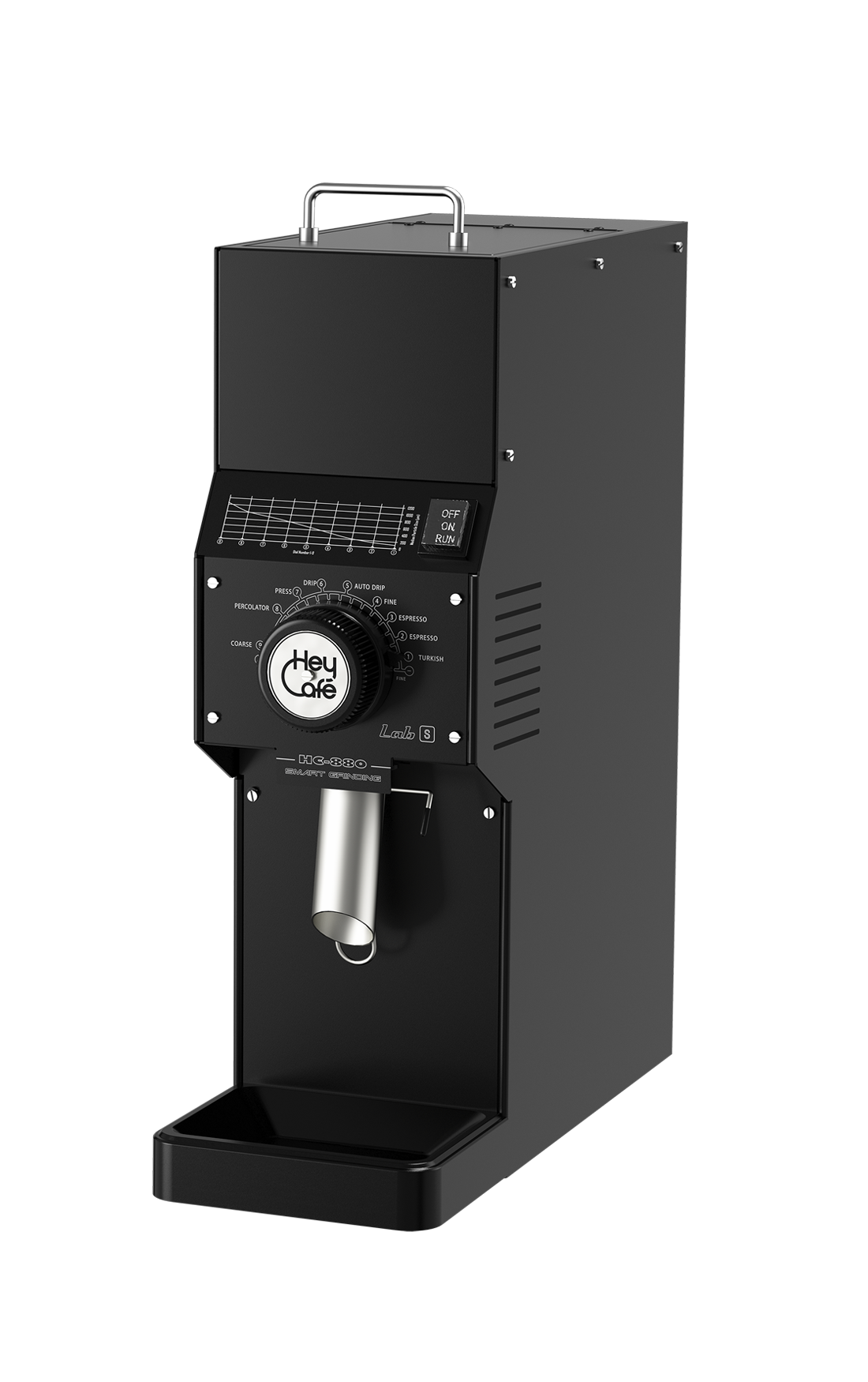 HeyCafé HC-880 LAB S Shop Grinder - Black