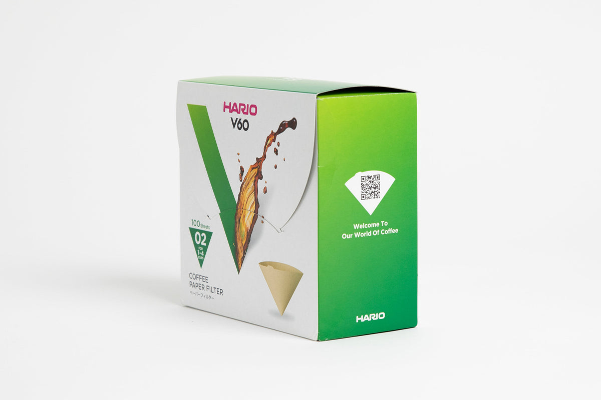 Hario V60 Paper Filters Size 02, 100 count