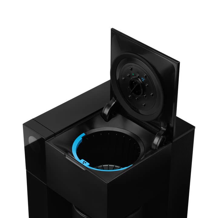Fellow Aiden Precision Coffee Maker in black, front view