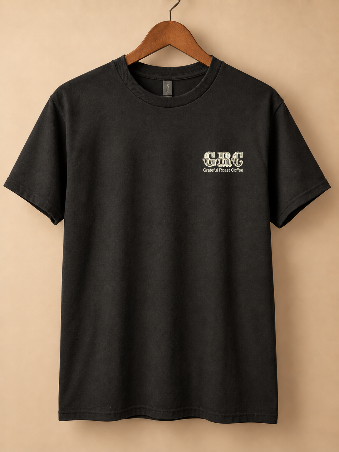 Coffee Taster’s Wheel Tee — Black front