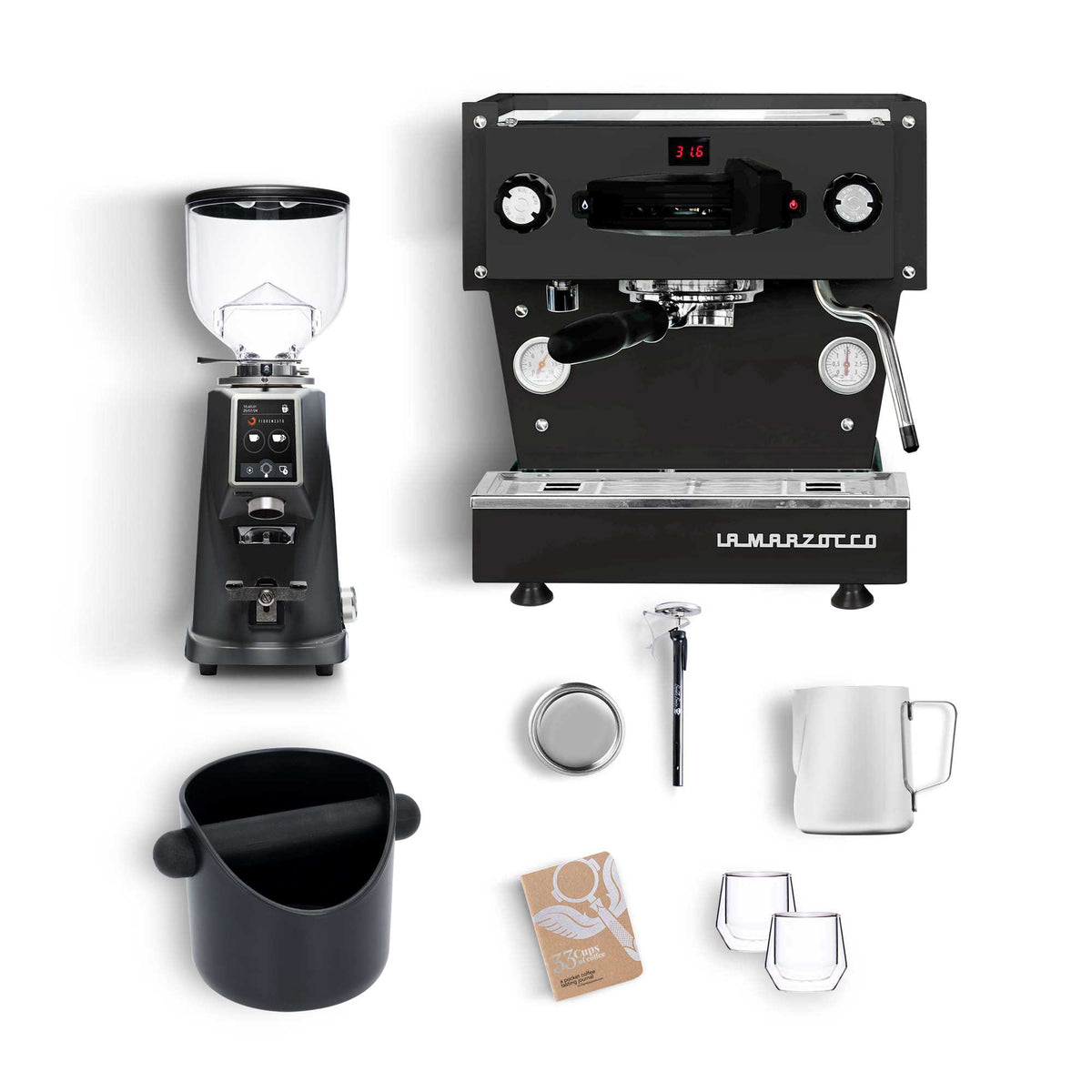 La Marzocco Linea Mini x F4 Home Espresso Kit - Black/Black
